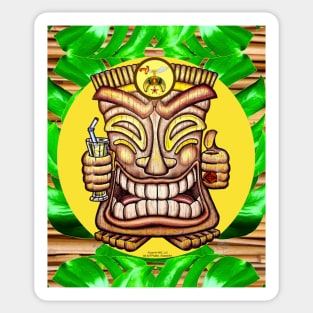 Happy Tiki Shriner Sticker